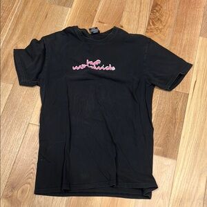HUF Black‎ Tee with Multicolor Logo large